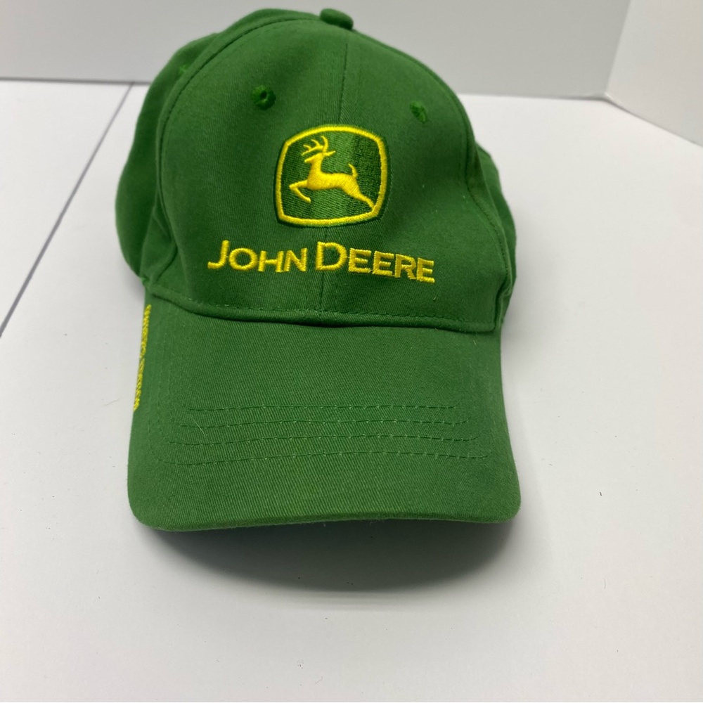 John Deere  Owners Edition Green Adjustable Adult Mens Baseball Trucker Hat